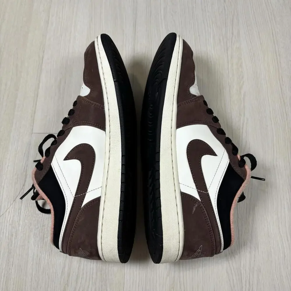 Nike Air Jordan 1 Low Mocha Brown Men’s Size 10 Chocolate Brown Mocha Mousse EUC